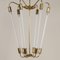 Lámpara colgante Bauhaus Tl KH 620 de latón de Technische Unie, años 50, Imagen 8