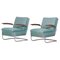 Bauhaus Tubular Chrome Armchairs by Mücke Melder, 1930s, Set of 2 1