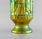 Zsolnay Vase aus glasierter Keramik 6