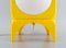 Scandinavian Table Lamp in White and Yellow Plastic, 1970s 5