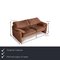 Maralunga Brown Two-Seater Couch from Cassina 2