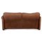 Maralunga Braunes Zwei-Sitzer Sofa von Cassina 10