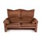 Maralunga Braunes Zwei-Sitzer Sofa von Cassina 3