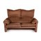 Maralunga Brown Two-Seater Couch from Cassina 3