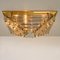 Gold-Plated Piramide Flush Mounts from Venini, Italy, Set of 3 3