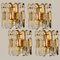 Palazzo Wall Light Fixture in Gilt Brass and Glass 14