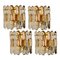 Palazzo Wall Light Fixture in Gilt Brass and Glass 1