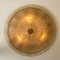 Flush Mount with Clear and Gold Brown Murano Glass from Barovier & Toso, Italy 14