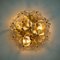 Large Quantity of Glass and Brass Floral Wall Lights from Ernst Palme, 1970s 16