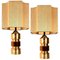 Bitossi Lamps from Bergboms with Custom Made Shades by Rene Houben, Set of 2 1