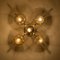 Brass and Glass Light Fixtures in the Style of Jakobsson, 1960s, Set of 3 17