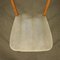 Beech Chairs, Italy, 1950s, Set of 6 8