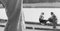 Donna poggiata su colonna Cannstatt, Germania, 1935, Immagine 2