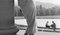 Woman Leaning on Column Cannstatt, Stuttgart Germany, 1935 3