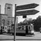 Straßenbahn Linie Nr. 6 am Bahnhof, Stuttgart Deutschland, 1935 1