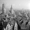 Blick vom Rathaus Glockenturm in die Altstadt, Stuttgart Deutschland, 1935 1