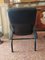 Black Leatherette Black Reclining Chair from GIOVANARDI, Italy, 1980s, Image 4
