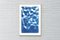 Falling Swirls with Organic Curvy Layers in Blue Tones, Handmade Cyanotype on Paper, 2021 6