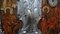 Antica icona della Madre di Dio Joy of All Who Sorrow in una cornice barocca in argento, Immagine 6