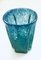 Square Art Deco Art Glass Vase, Czechoslovakia, 1930s 3