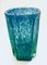 Square Art Deco Art Glass Vase, Czechoslovakia, 1930s 2