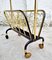 Mid-Century Trolley with Magazine Rack from MB Italy, 1960s, Image 3