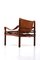 Rosewood & Leather Sirocco Armchair by Arne Norell, 1960s 15