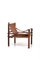 Rosewood & Leather Sirocco Armchair by Arne Norell, 1960s 16