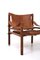 Rosewood & Leather Sirocco Armchair by Arne Norell, 1960s 9