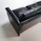 Mid-Century Scandinavian Black Leather 3-Seater Sofa, 1950s 5
