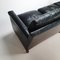 Mid-Century Scandinavian Black Leather 3-Seater Sofa, 1950s, Image 5