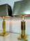 Regency Brass Skyscraper Table Lamps from Herda Amsterdam, 1970s, Set of 2 4