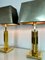 Regency Brass Skyscraper Table Lamps from Herda Amsterdam, 1970s, Set of 2, Image 4