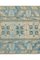 Vintage Turkish Distressed Blue Rug 6