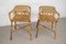 Tables de Chevet en Bambou, Italie, 1970s, Set de 2 2