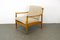 Cherry Wood Lounge Chair, 1960s, Image 1