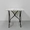 Garden Table with Cast Iron Frame and Marble Top 13