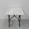 Garden Table with Cast Iron Frame and Marble Top, Image 9