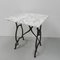 Garden Table with Cast Iron Frame and Marble Top, Image 12