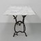 Garden Table with Cast Iron Frame and Marble Top 20