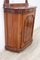 Small Antique Walnut Cabinet with Mirror, 1880s 2