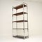 Vintage Wood & Chrome Bookcase from Pieff, 1970s 8