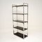 Vintage Wood & Chrome Bookcase from Pieff, 1970s 5