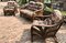 Divano e sedie vintage in bambù, set di 3, Immagine 3