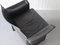 Italian Black Leather Korium Armchair by Tito Agnoli for Matteo Grassi 9