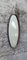 Specchio ovale in teak, anni '60, Immagine 5