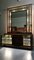Aparador o mueble bar italiano Mid-Century con espejo de Luigi Brusotti, años 40, Imagen 24