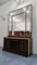 Aparador o mueble bar italiano Mid-Century con espejo de Luigi Brusotti, años 40, Imagen 13