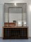 Aparador o mueble bar italiano Mid-Century con espejo de Luigi Brusotti, años 40, Imagen 3