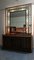 Aparador o mueble bar italiano Mid-Century con espejo de Luigi Brusotti, años 40, Imagen 20
